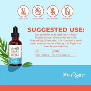 MaryRuth Organics Infant and Toddler Omega-3 Liquid Drops - Hình ảnh 3