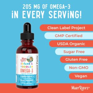 MaryRuth Organics Infant and Toddler Omega-3 Liquid Drops - Hình ảnh 4