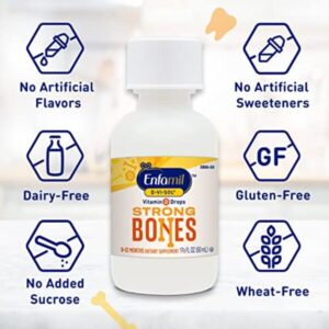 Enfamil D-Vi-Sol Vitamin D Drops 50ml – Vitamin D3 dạng nhỏ giọt cho bé sơ sinh & trẻ nhỏ, hỗ trợ xương răng chắc khỏe - Hình ảnh 2
