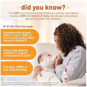 Enfamil D-Vi-Sol Vitamin D Drops 50ml – Vitamin D3 dạng nhỏ giọt cho bé sơ sinh & trẻ nhỏ, hỗ trợ xương răng chắc khỏe - Hình ảnh 3
