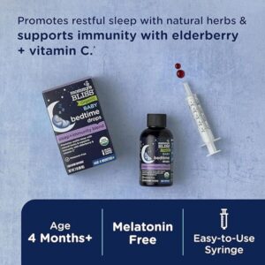Siro ngủ ngon thảo mộc & tăng đề kháng cho bé – Mommy’s Bliss Bedtime Drops 30ml, không melatonin - Hình ảnh 4