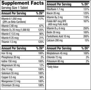 Vitamin Tổng Hợp Cho Người Trưởng Thành Centrum - Hình ảnh 5