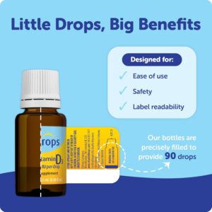 Baby Ddrops Liquid Vitamin D3 400 IU - Hình ảnh 3