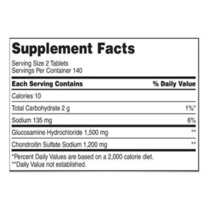 Bổ Khớp Kirkland Signature Glucosamine 1500mg/Chondroitin 1200mg - Hình ảnh 4