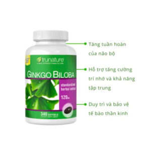 Bổ não trunature 120mg Ginkgo Biloba - Hình ảnh 4