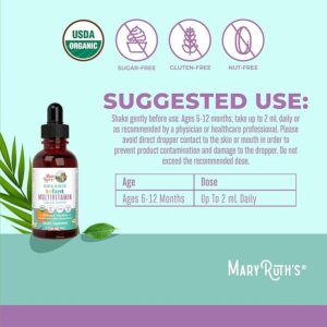 MaryRuth Organics Multivitamin for Infants (IRON FREE) - Hình ảnh 3