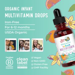 MaryRuth Organics Multivitamin for Infants (IRON FREE) - Hình ảnh 6