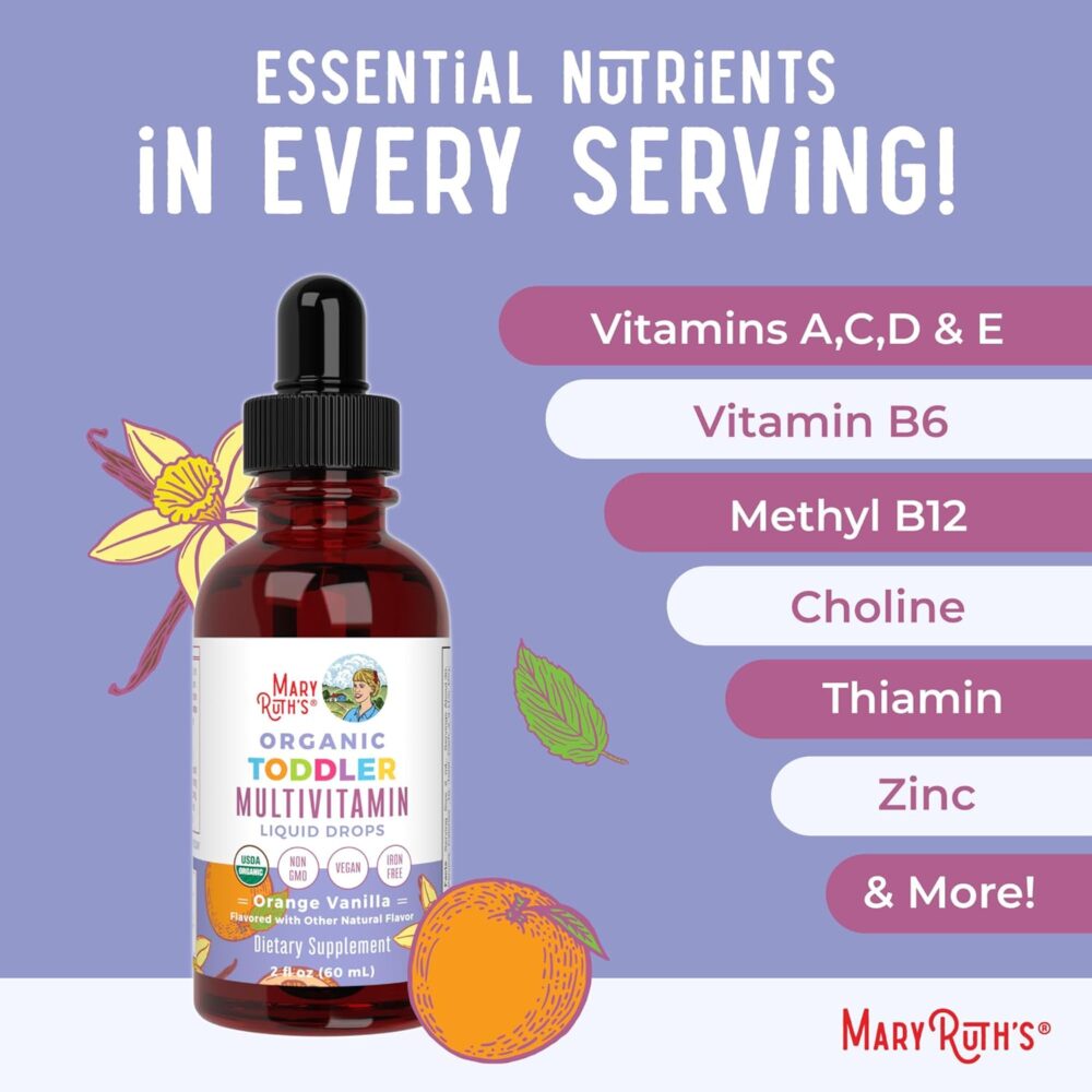 MaryRuth Organics Kids Multivitamin for Toddlers - Hình ảnh 4