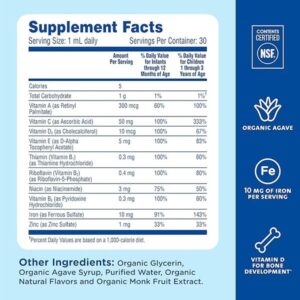 Mommy’s Bliss Multivitamin Drops 30ml – Vitamin Tổng Hợp Có Sắt- Hỗ Trợ Phát Triển Toàn Diện Cho Bé - Hình ảnh 2