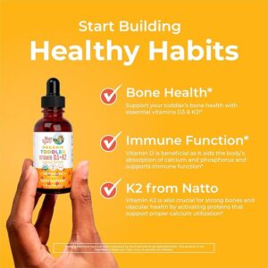 MaryRuth Organics K2 D3 Vitamin Liquid Supplement for Toddlers - Hình ảnh 5