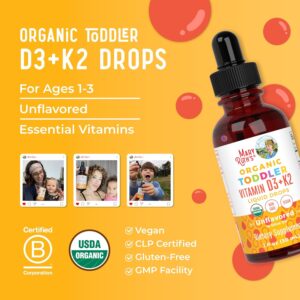 MaryRuth Organics K2 D3 Vitamin Liquid Supplement for Toddlers - Hình ảnh 6