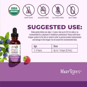 MaryRuth Organics Toddler Elderberry Syrup - Hình ảnh 3