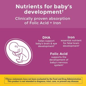 Nature Made Prenatal with Folic Acid + DHA - Hình ảnh 3