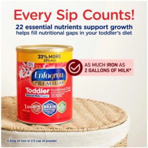 Sữa Enfagrow PREMIUM Toddler Nutritional Drink - Natural Milk Flavor - Hình ảnh 3