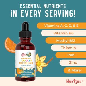 MaryRuth Organics Multivitamin & Multimineral with Iron for Toddlers - Hình ảnh 4