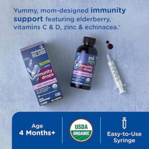 Vitamin tăng đề kháng cho bé từ 4 tháng – Mommy’s Bliss Elderberry Drops Organic 30ml - Hình ảnh 4