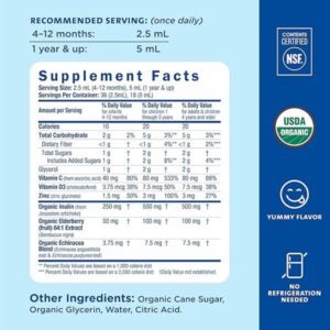 Vitamin tăng đề kháng cho bé từ 4 tháng – Mommy’s Bliss Elderberry Drops Organic 30ml - Hình ảnh 2