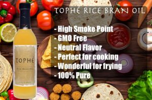 Tophe Rice Bran Oil, Pure and Natural - 12.7 FL. OZ.(375 ML) - Hình ảnh 2